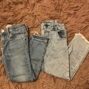 Raw hem jeans bundle